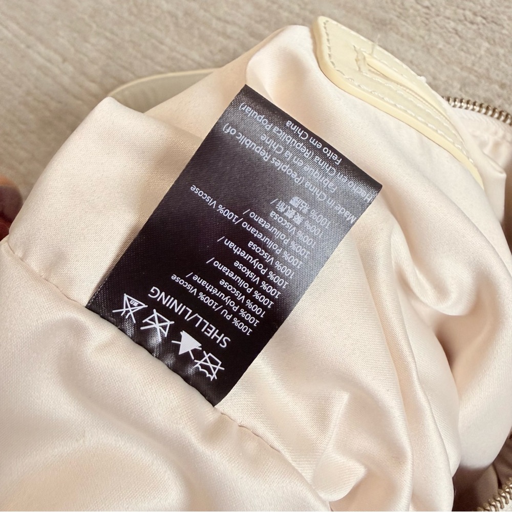 Urban Originals x Anthropology Cream Sherpa Shoulder Bag Sling - Picture 7 of 10